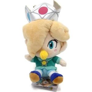 Nintendo Super Mario Galaxy All Star Baby Rosalina Turquoise Racer Plush